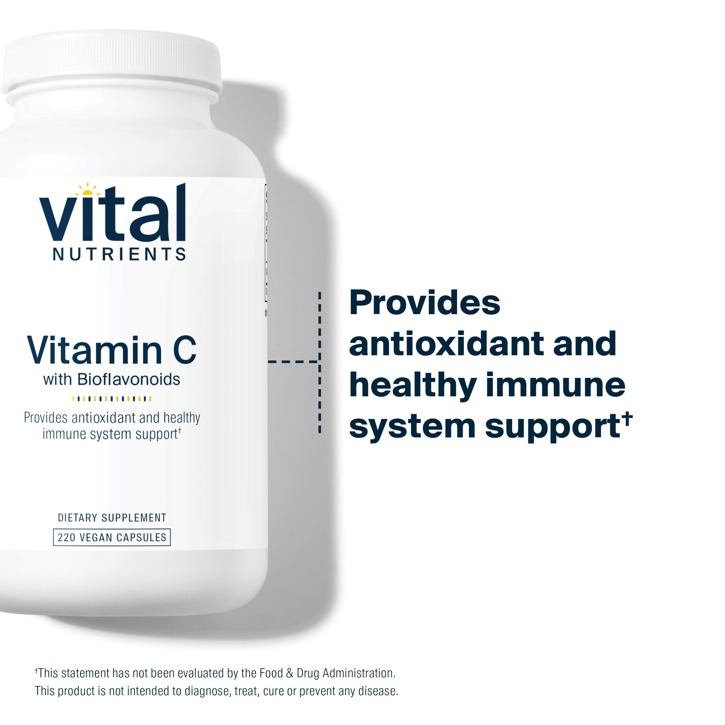 Foto 3 | Complemente 1000 Mg De Vitamina C De Vital Nutrients Con Bioflavonoides - Venta Internacional.