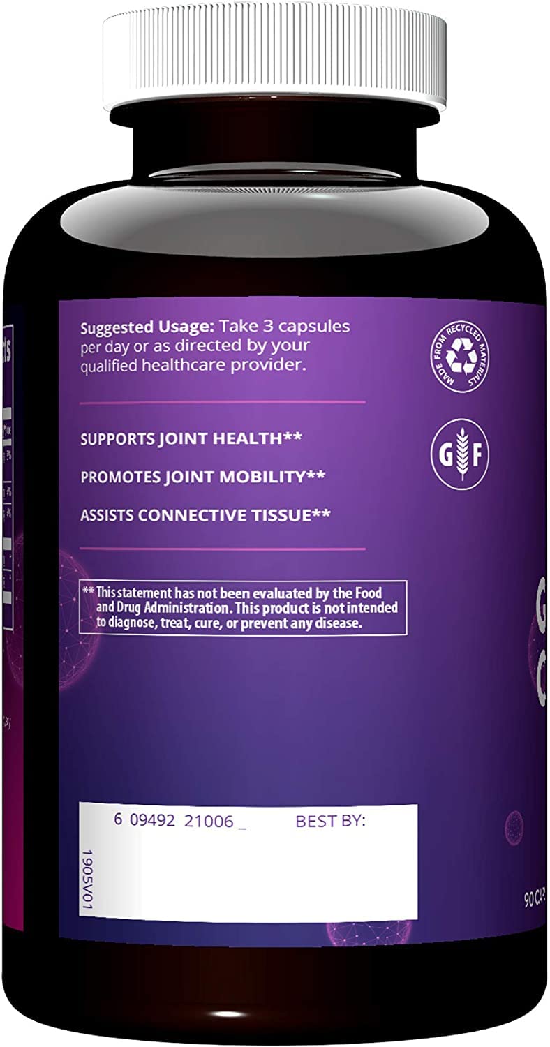 Foto 4 pulgar | Suplemento Mrm Glucosamina 1500 Mg/condroitina 1200 Mg 90 Cápsulas - Venta Internacional.