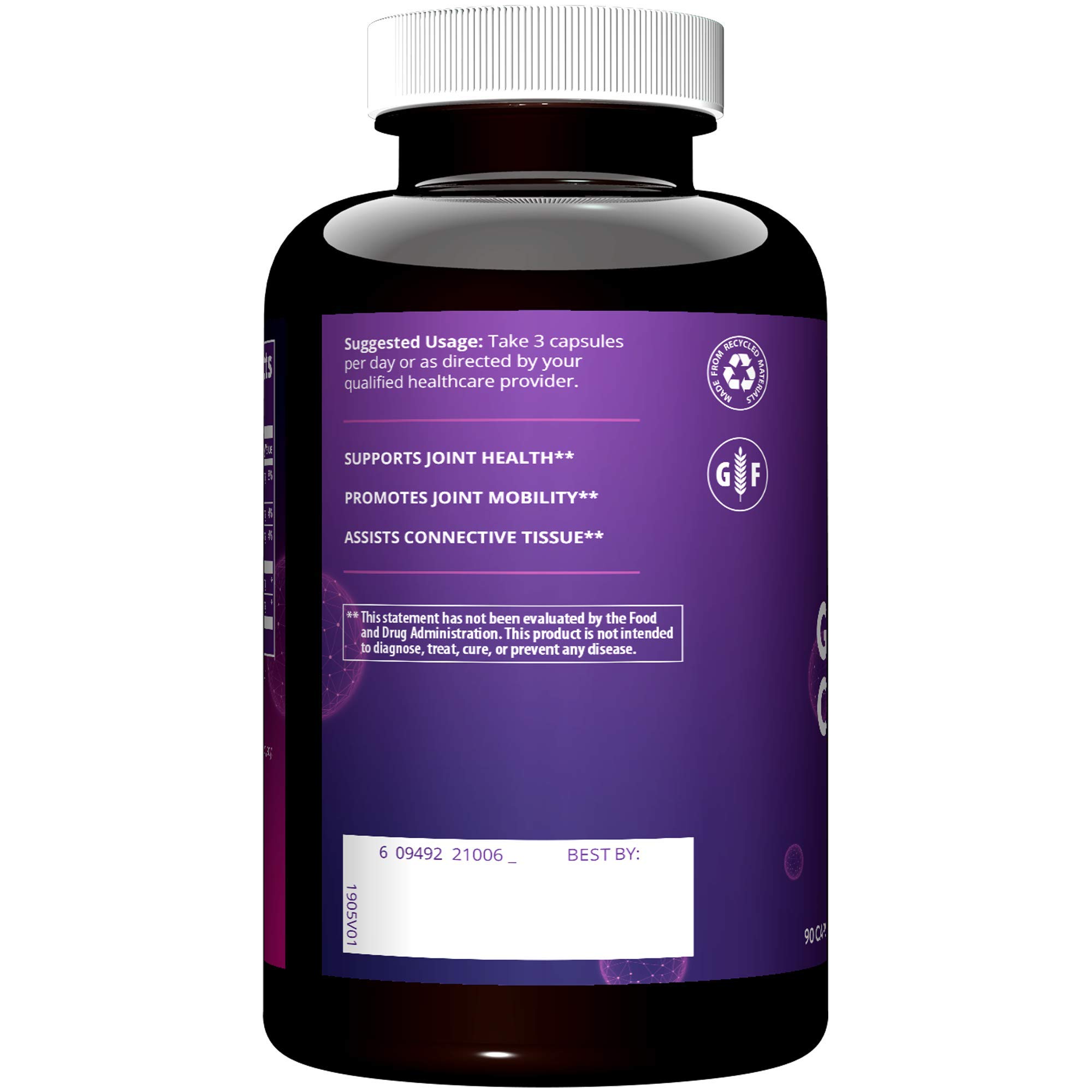 Foto 5 pulgar | Suplemento Mrm Glucosamina 1500 Mg/condroitina 1200 Mg 90 Cápsulas - Venta Internacional.