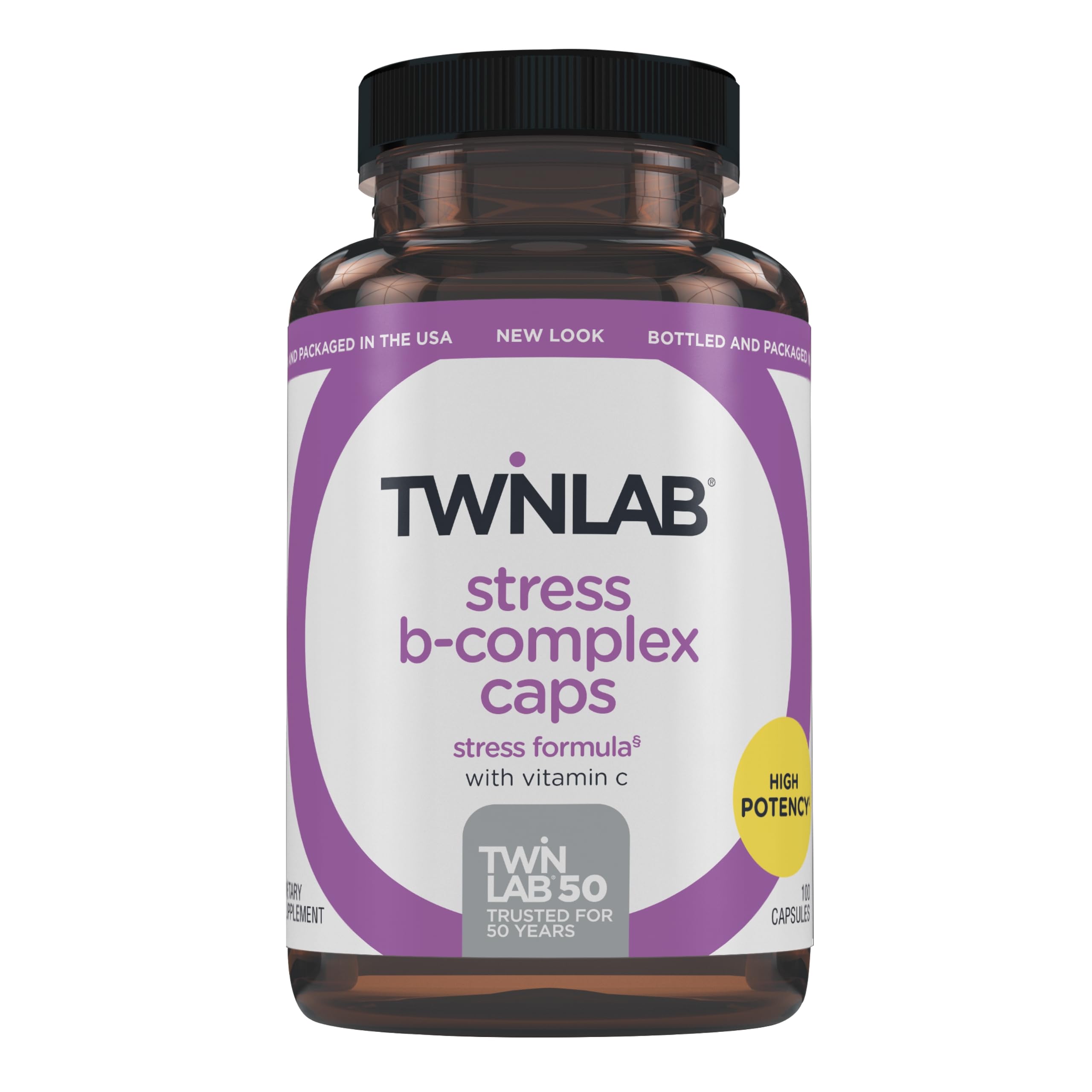 Foto 1 | Suplemento Twinlab Stress B-complex Caps 100 Cápsulas - Venta Internacional.