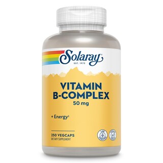 Foto 1 | Suplemento Del Complejo De Vitamina B Solaray, 50 Mg, 250 Cápsulas Vegetales - Venta Internacional.