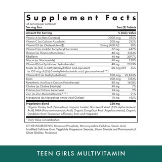 Foto 2 | Suplemento Multivitamínico Para Niñas Adolescentes Naturopáticas De Michael's Health - Venta Internacional.