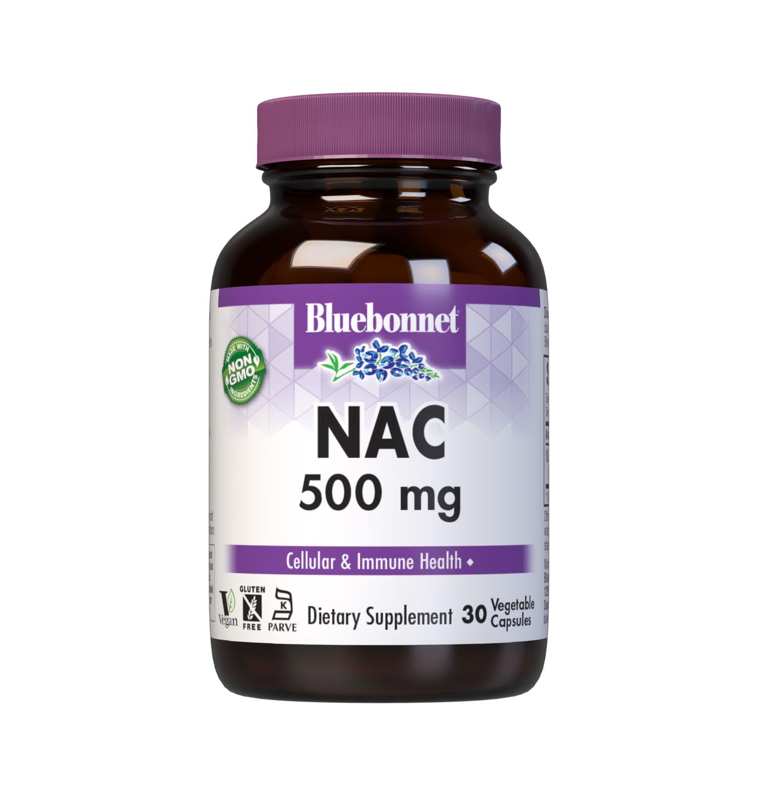Foto 2 pulgar | Suplemento Bluebonnet Nac En Cápsulas Vitamínicas De 500 Mg, 30 Unidades - Venta Internacional.