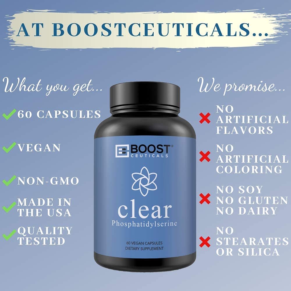 Foto 6 pulgar | Suplemento Boostceuticals Premium De Fosfatidilserina 500 Mg - Venta Internacional.