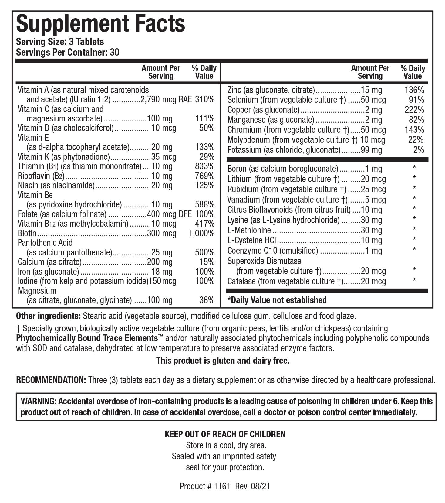 Foto 3 pulgar | Suplemento Biotics Research Bio-multi Plus 90 Comprimidos - Venta Internacional.