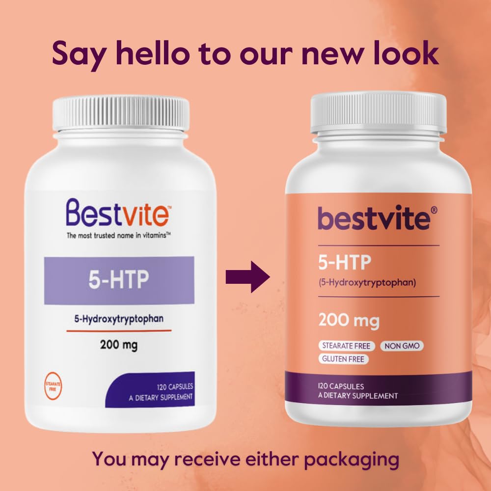 Foto 3 | Suplemento Bestvite 5-htp 200 Mg Por Cápsula (120 Cápsulas) - Venta Internacional.
