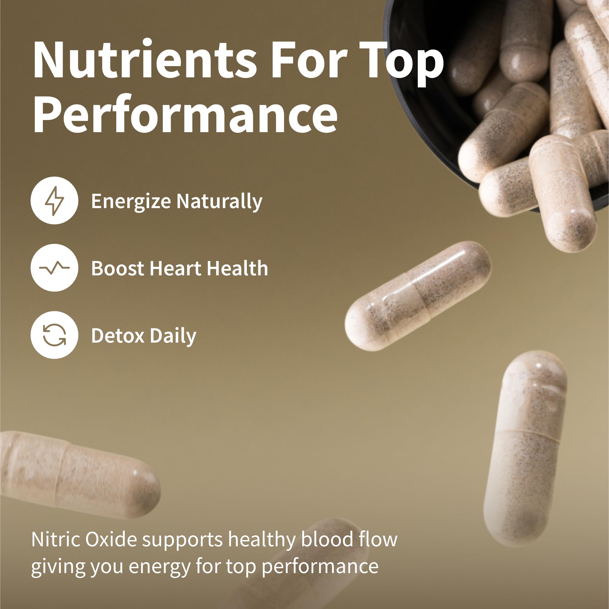 Foto 3 pulgar | Suplemento Snap Supplements, Potenciador De Óxido Nítrico, 60 Cápsulas - Venta Internacional.