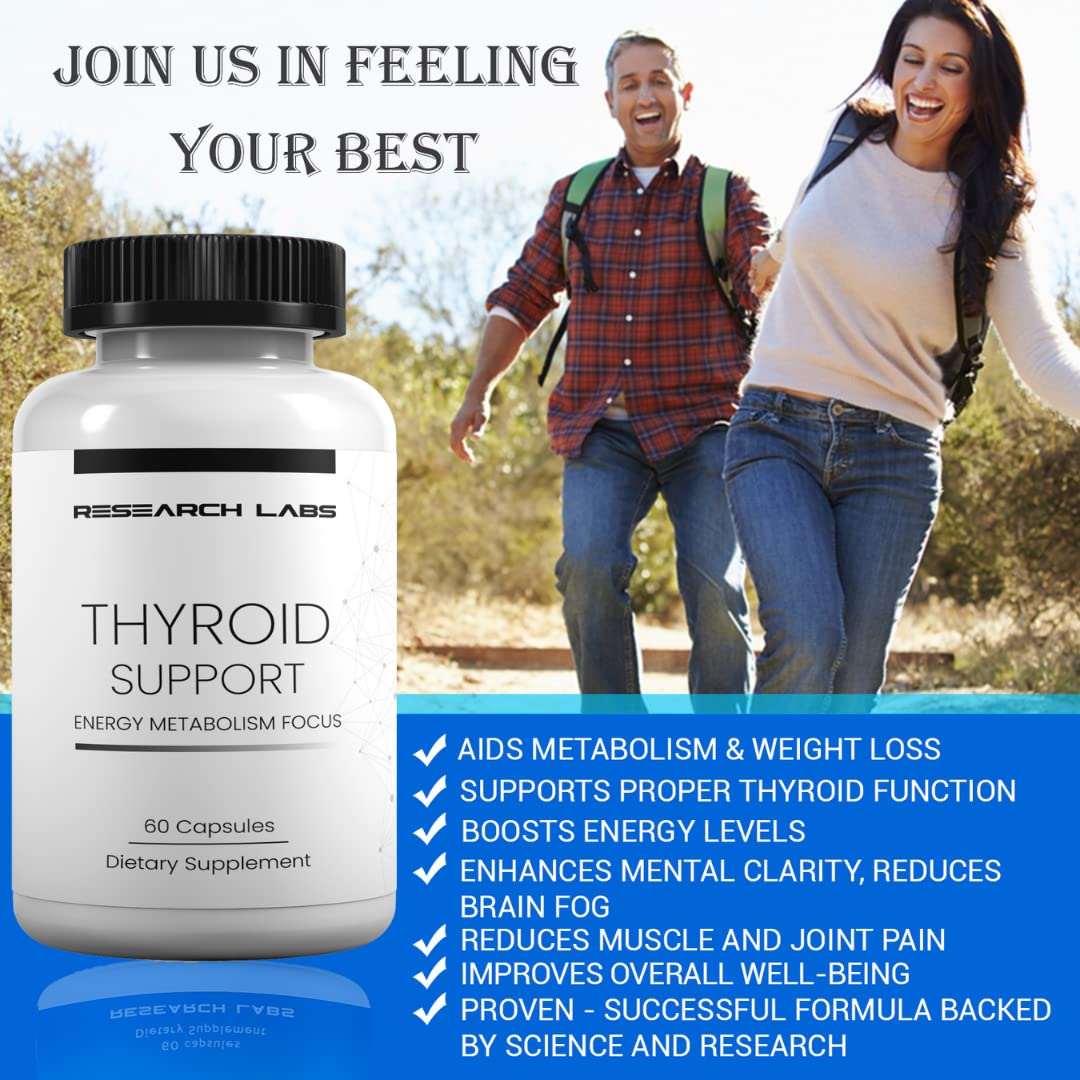Foto 3 pulgar | Supplement Research Labs Thyroid Support + Yodo 120 Cápsulas - Venta Internacional.