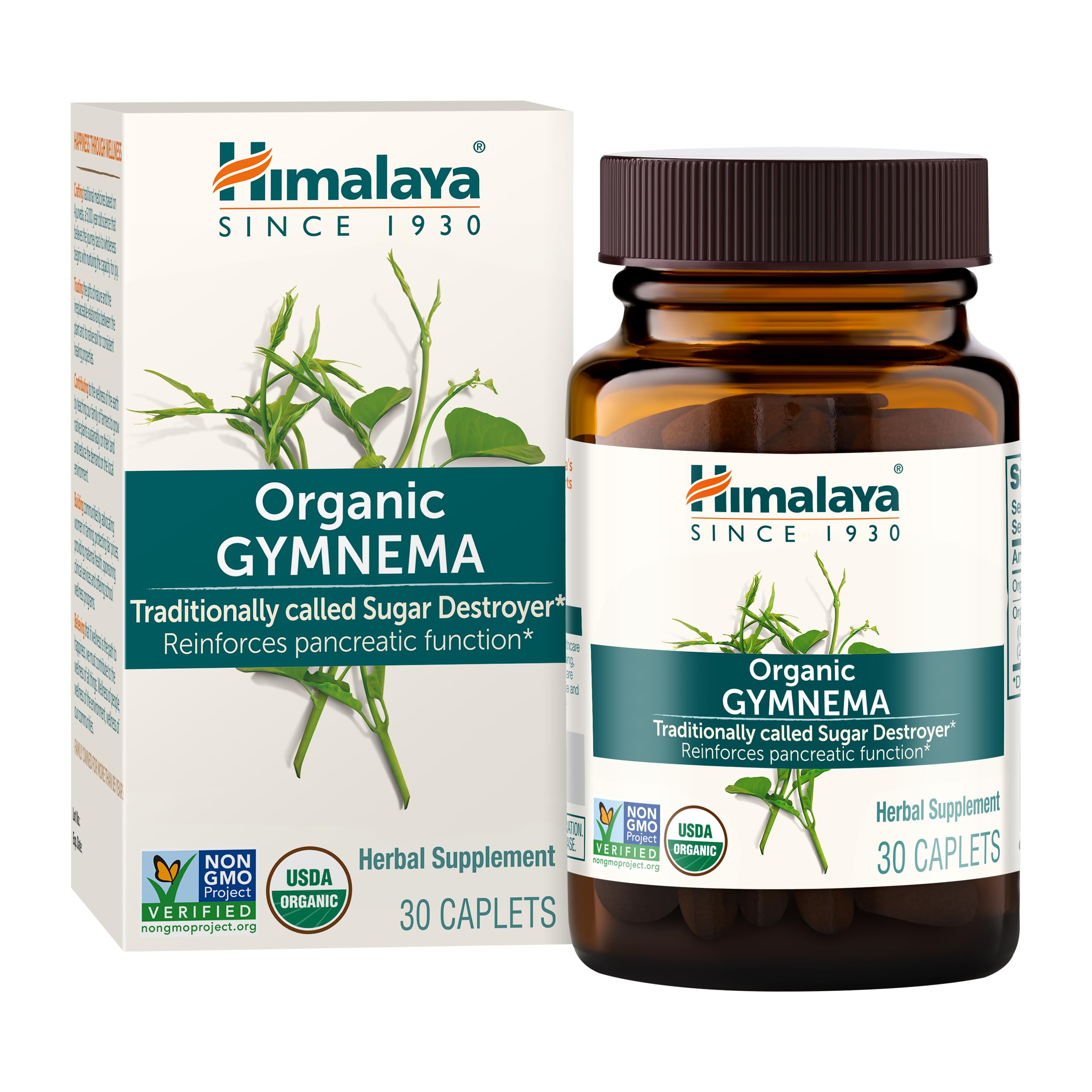 Foto 2 | Suplemento Himalaya Organic Gymnema Sylvestre 700 Mg 30 Cápsulas - Venta Internacional.