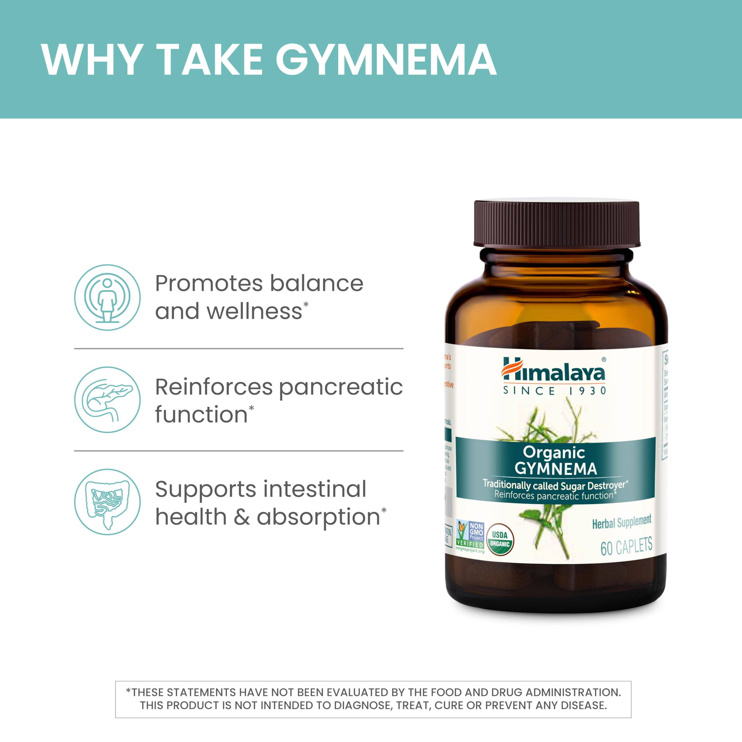 Foto 6 pulgar | Suplemento Himalaya Organic Gymnema Sylvestre 700 Mg 30 Cápsulas - Venta Internacional.