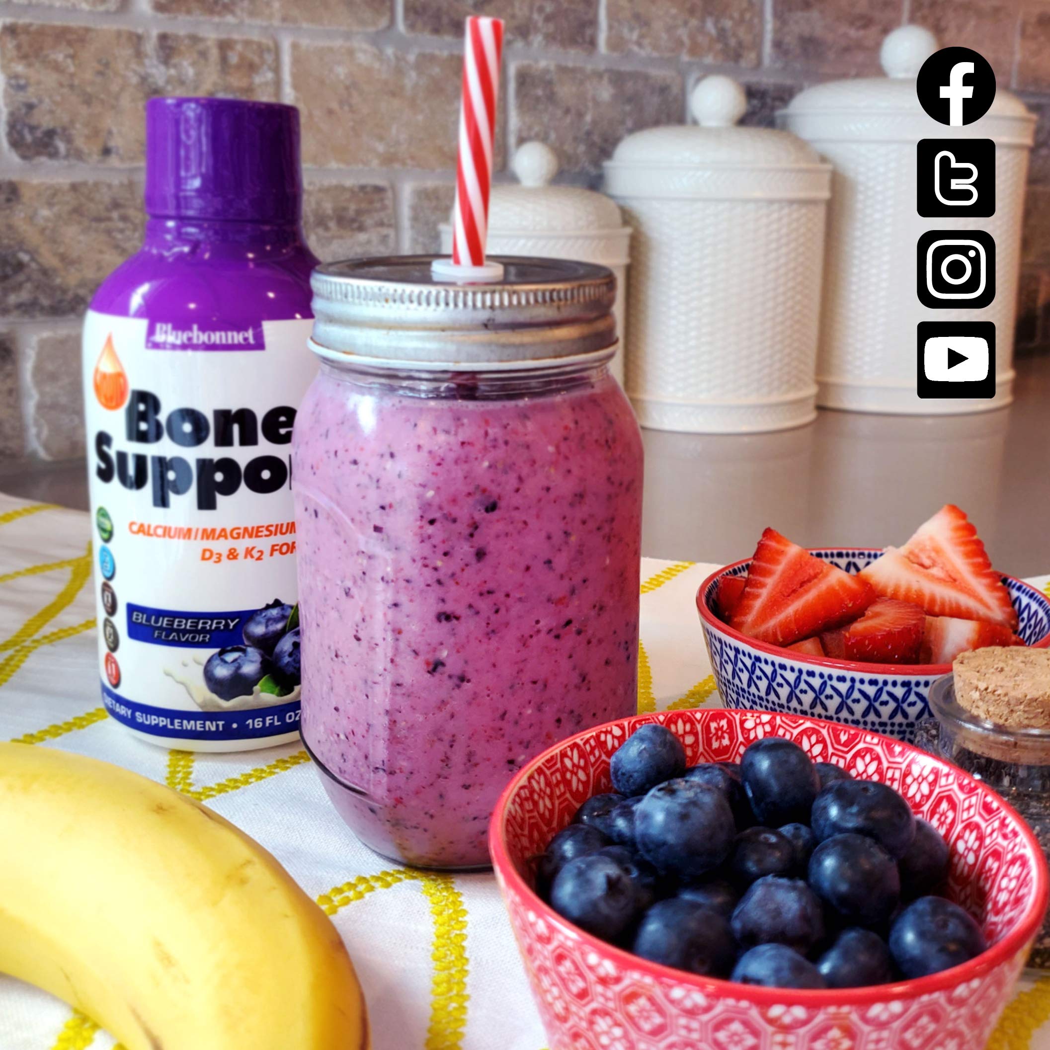 Foto 5 | Suplemento Bluebonnet Nutrition Liquid Bone Support 480 Ml - Venta Internacional.