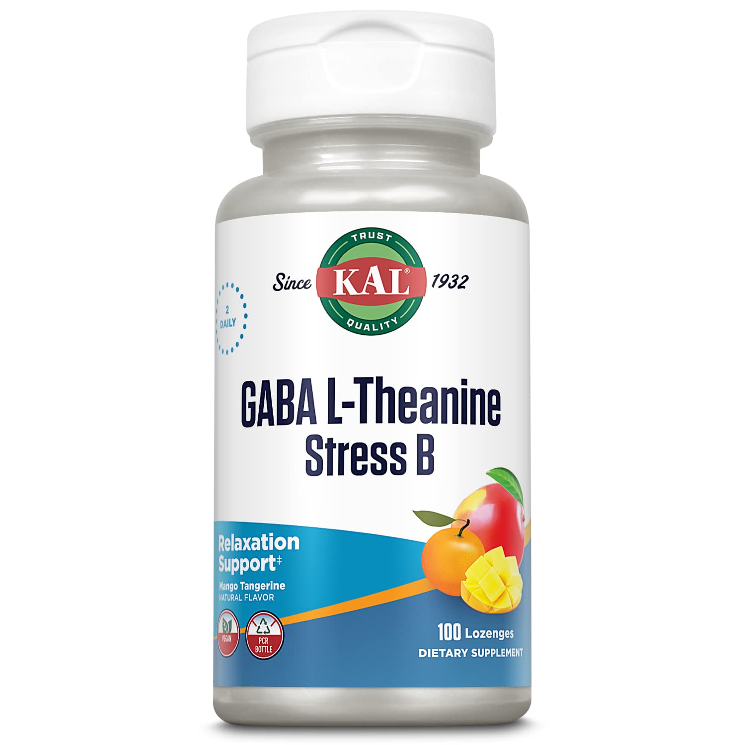 Foto 2 pulgar | Suplemento Kal Gaba L-teanina Stress B, 100 Pastillas - Venta Internacional.