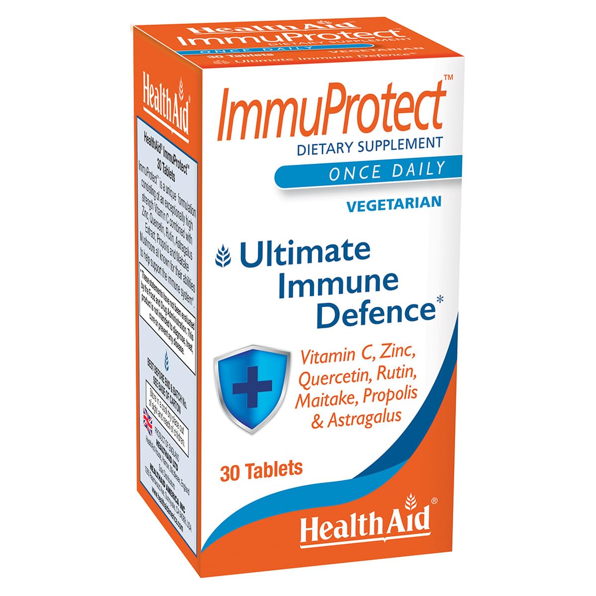 Foto 2 pulgar | Suplemento Healthaid Immuprotect 30 Comprimidos Con Vitamina C - Venta Internacional.