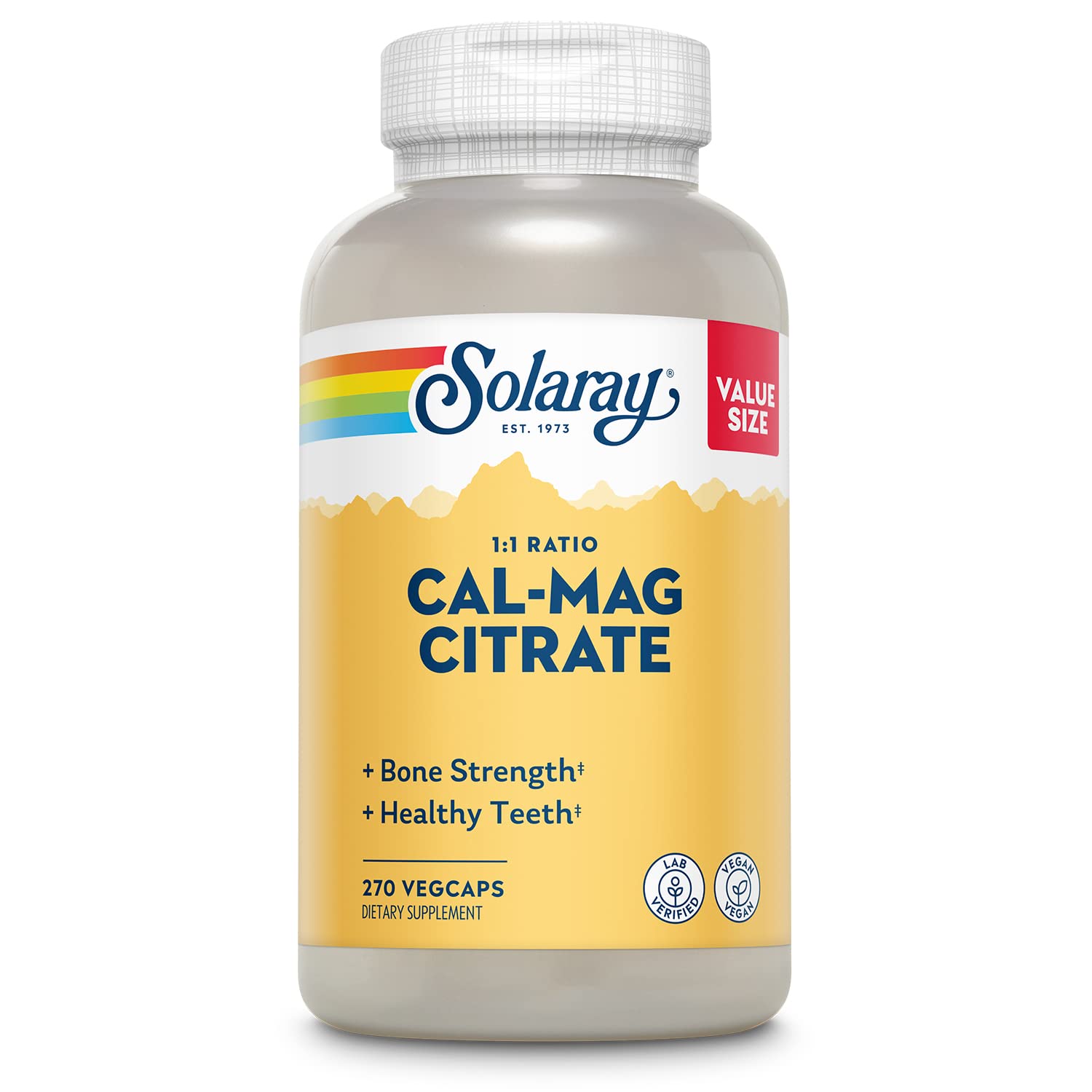 Foto 2 pulgar | Suplemento Solaray De Citrato De Calcio Y Magnesio 1000 Mg 1:1 - Venta Internacional.