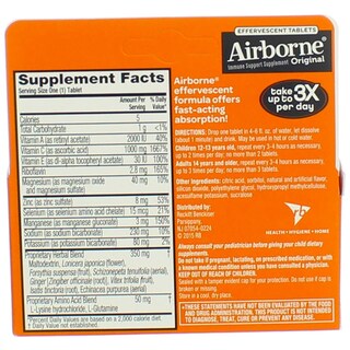 Foto 6 | Tabletas Efervescentes Airborne 1000 Mg de Vitamina C - Venta Internacional