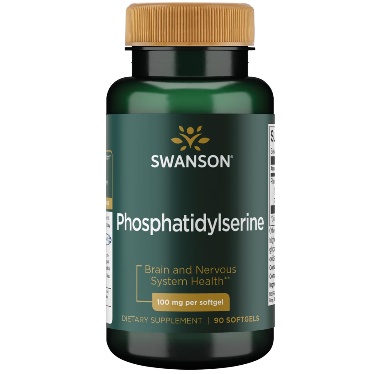 Foto 2 pulgar | Suplemento de Fosfatidilserina Swanson 100 mg 90 Capsulas - Venta Internacional.