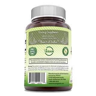 Foto 3 | Suplemento Amazing India Natural Ashwagandha 500 Mg - Venta Internacional.