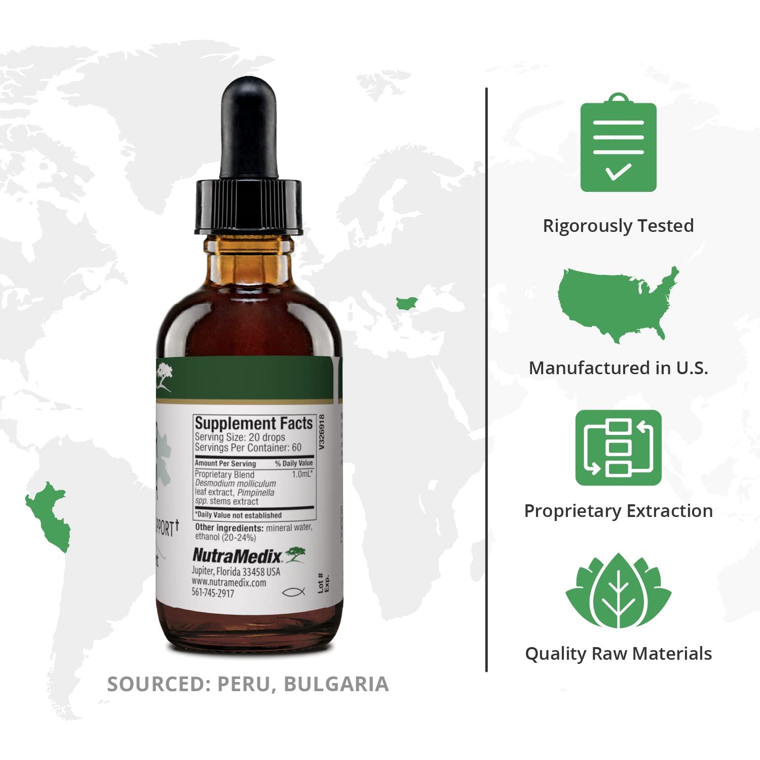 Foto 3 pulgar | Suplemento Nutramedix Burbur-pinella Brain Health 60 Ml - Venta Internacional.