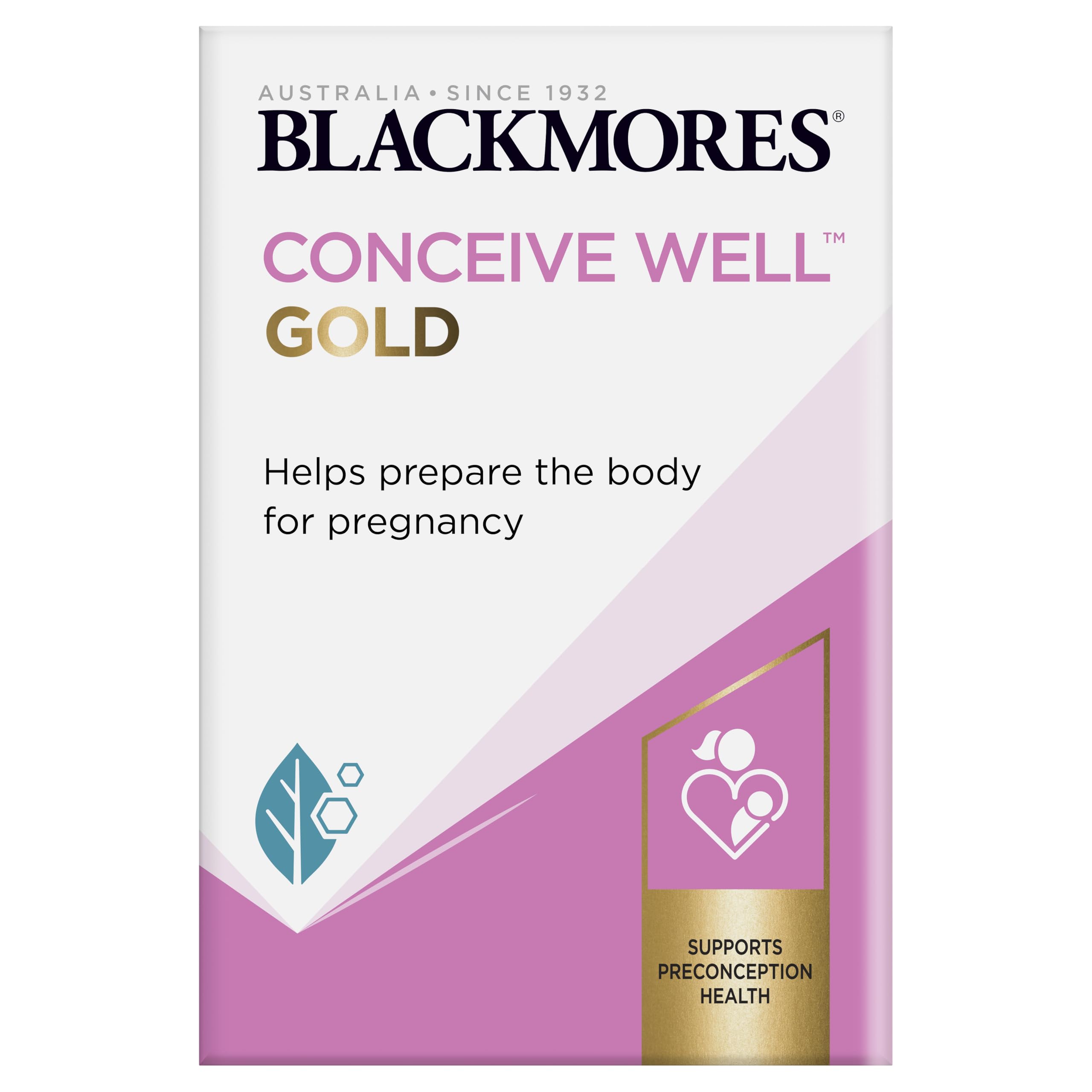 Foto 2 pulgar | Conceive Well Gold Blackmores 28 Cápsulas-Venta Internacional