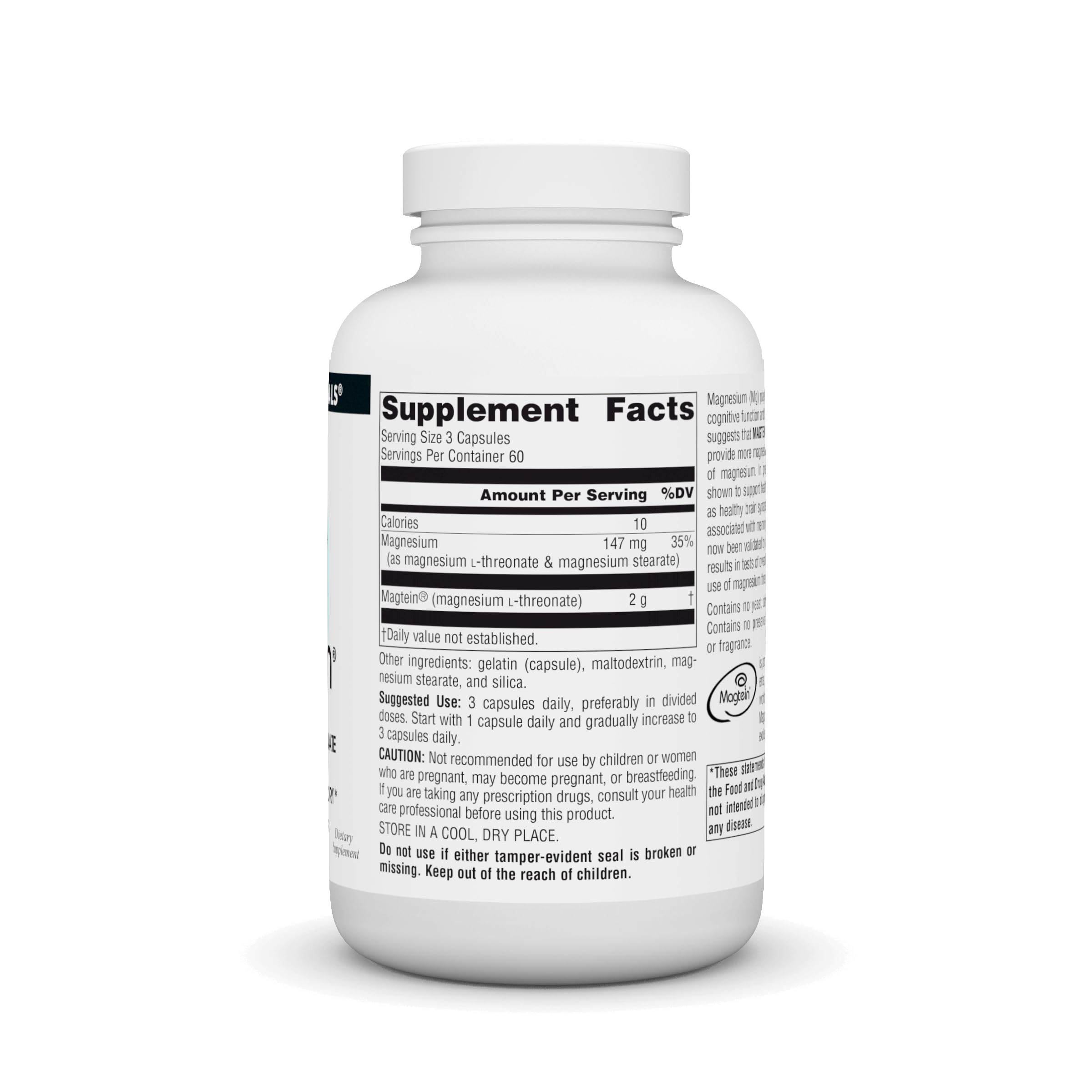 Foto 2 | Supplement Source Naturals Magtein Magnesio L-treonato 667 Mg - Venta Internacional.