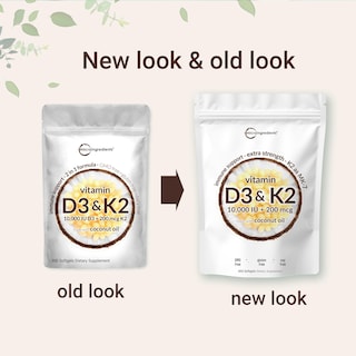 Foto 3 | Suplemento De Microingredientes: Vitamina D3, 5000 Ui Con K2, 100 Mcg - Venta Internacional.
