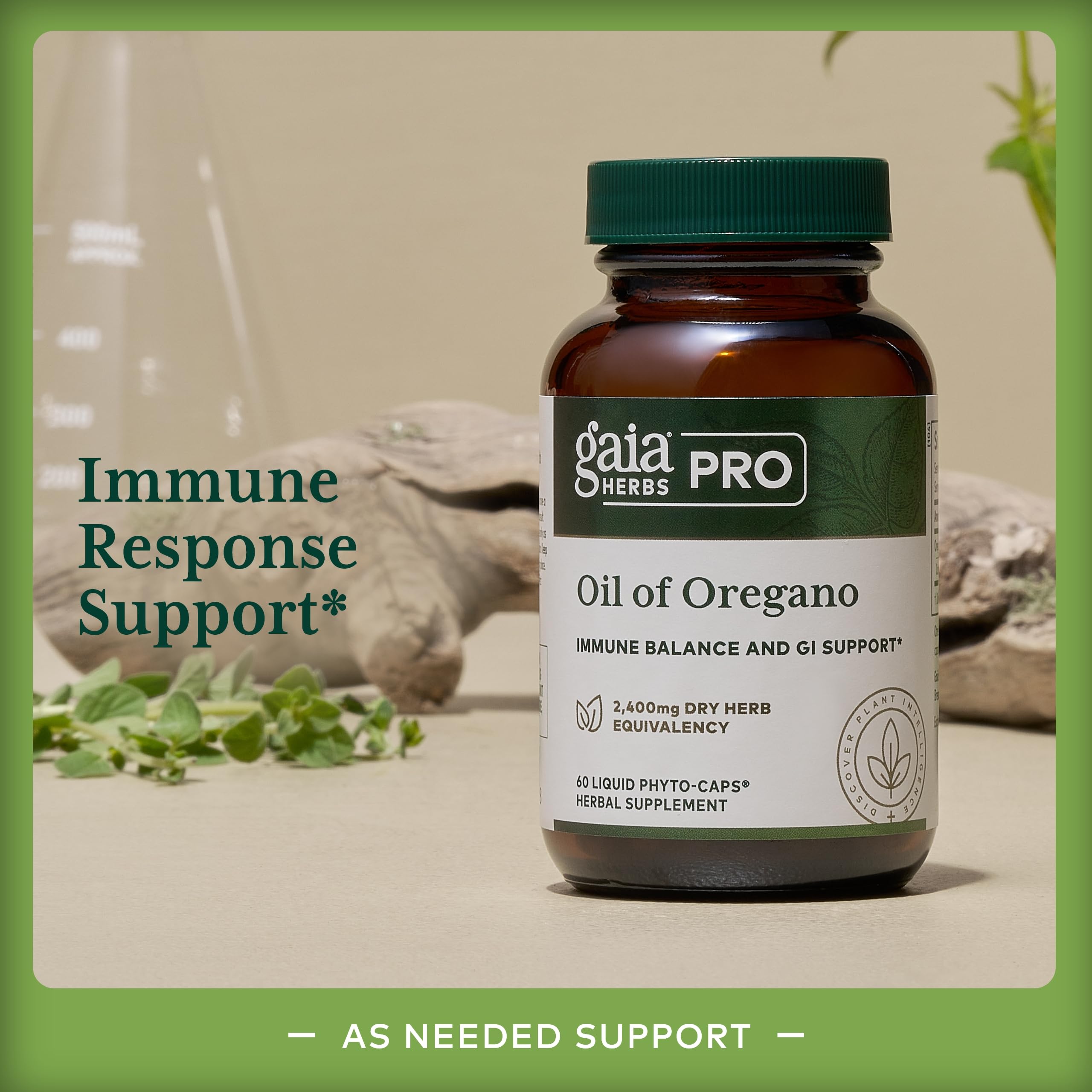 Foto 4 pulgar | Suplemento De Aceite De Orégano Gaia Herbs 60 Cápsulas Líquidas - Venta Internacional.
