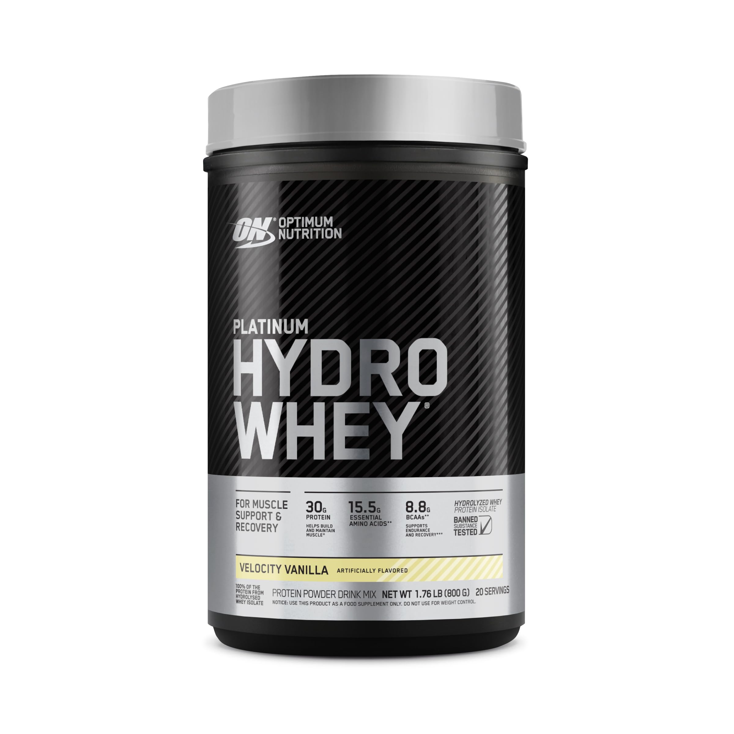 Foto 2 pulgar | Proteína En Polvo Optimum Nutrition Platinum Hydrowhey 800 G - Venta Internacional.