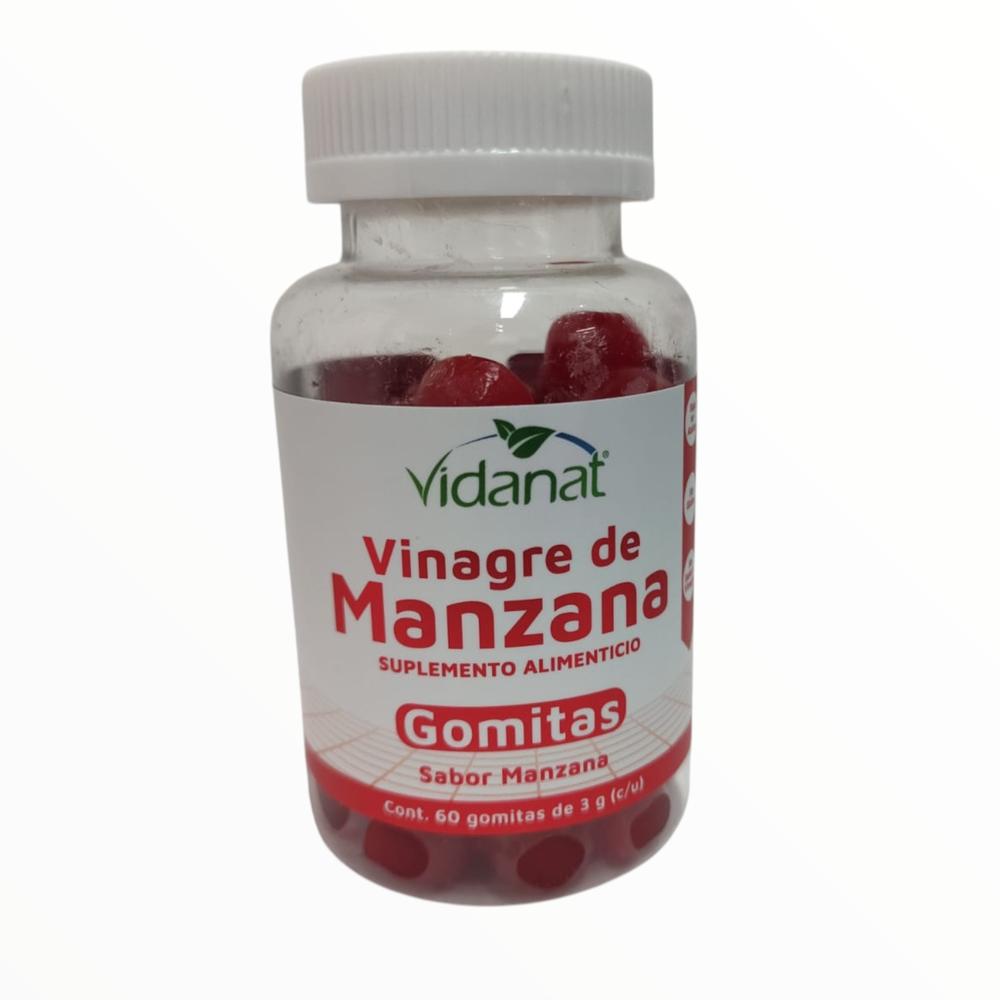Foto 1 | Gomitas De Vinagre De Manzana 60 Piezas Vidanat