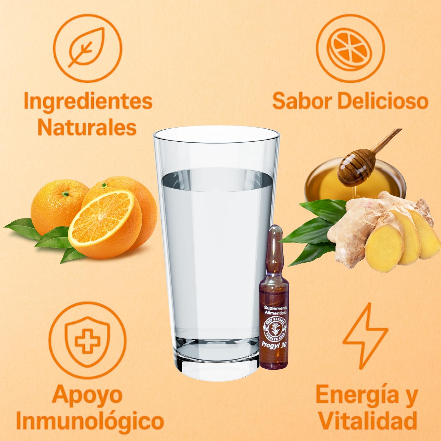 Foto 4 pulgar | Suplemento Aderogyl, Líquido Oral, Vitaminas, Apoyo Inmunológico, 25 Ml - Venta Internacional.