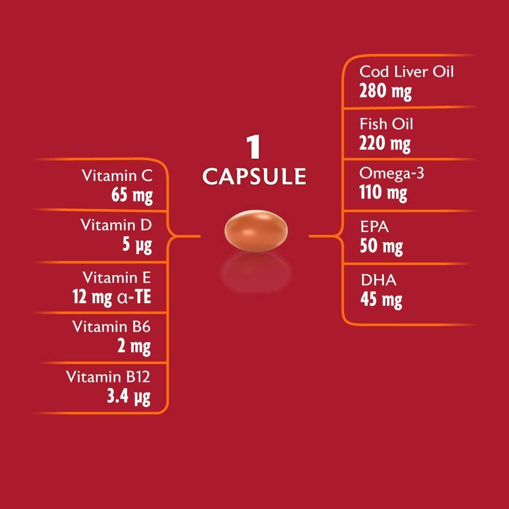 Foto 8 pulgar | Suplemento De Aceite De Hígado De Bacalao Y Multivitaminas De Seven Seas, 90 Cápsulas - Venta Internacional.