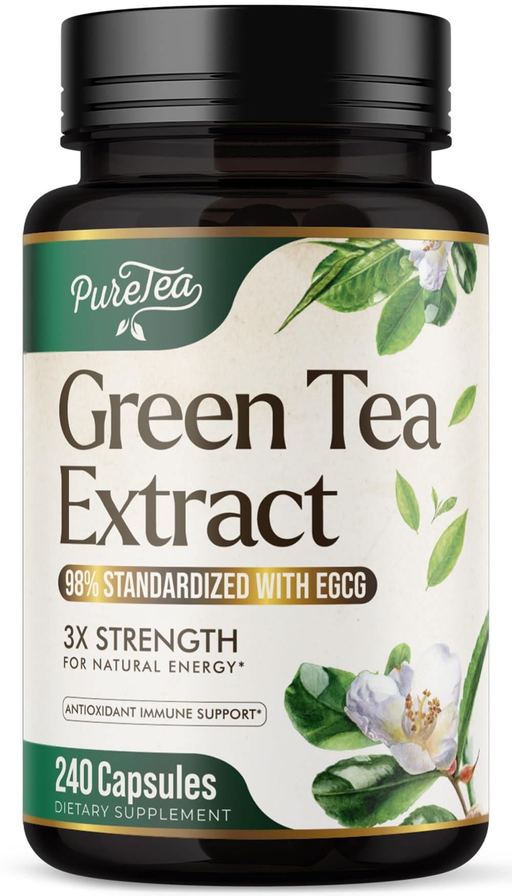 Foto 2 pulgar | Píldoras De Extracto De Té Verde Silveronyx 1000 Mg Con Egcg 240 Cápsulas - Venta Internacional.