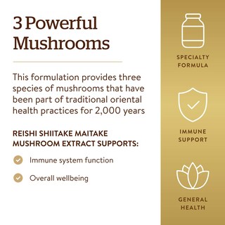 Foto 4 | Suplemento Solgar Multi-mushroom Complex 50 Cápsulas - Venta Internacional.