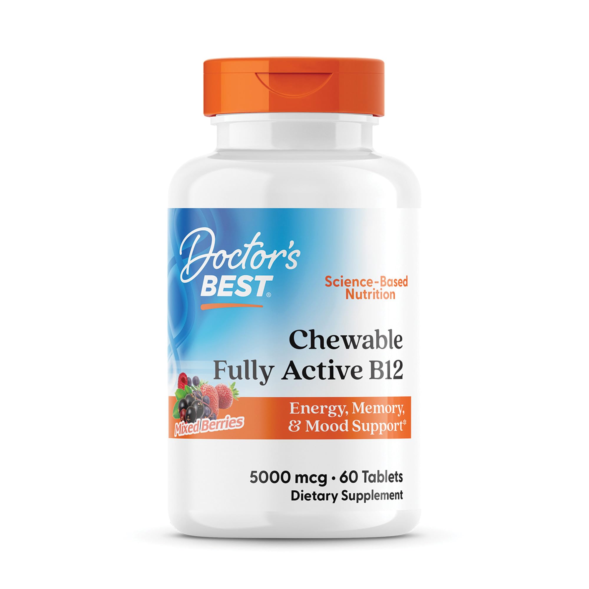 Foto 1 | Suplemento Doctor's Best, 60 Tabletas Masticables De Metil B12 - Venta Internacional.