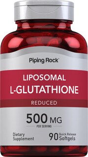 Foto 1 | Suplemento De Glutatión Liposomal Piping Rock, 500 Mg, 90 Cápsulas Blandas - Venta Internacional.