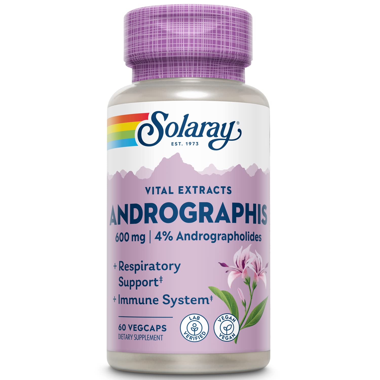 Foto 1 | Suplemento De Extracto Aéreo Solaray Andrographis 600 Mg - Venta Internacional.