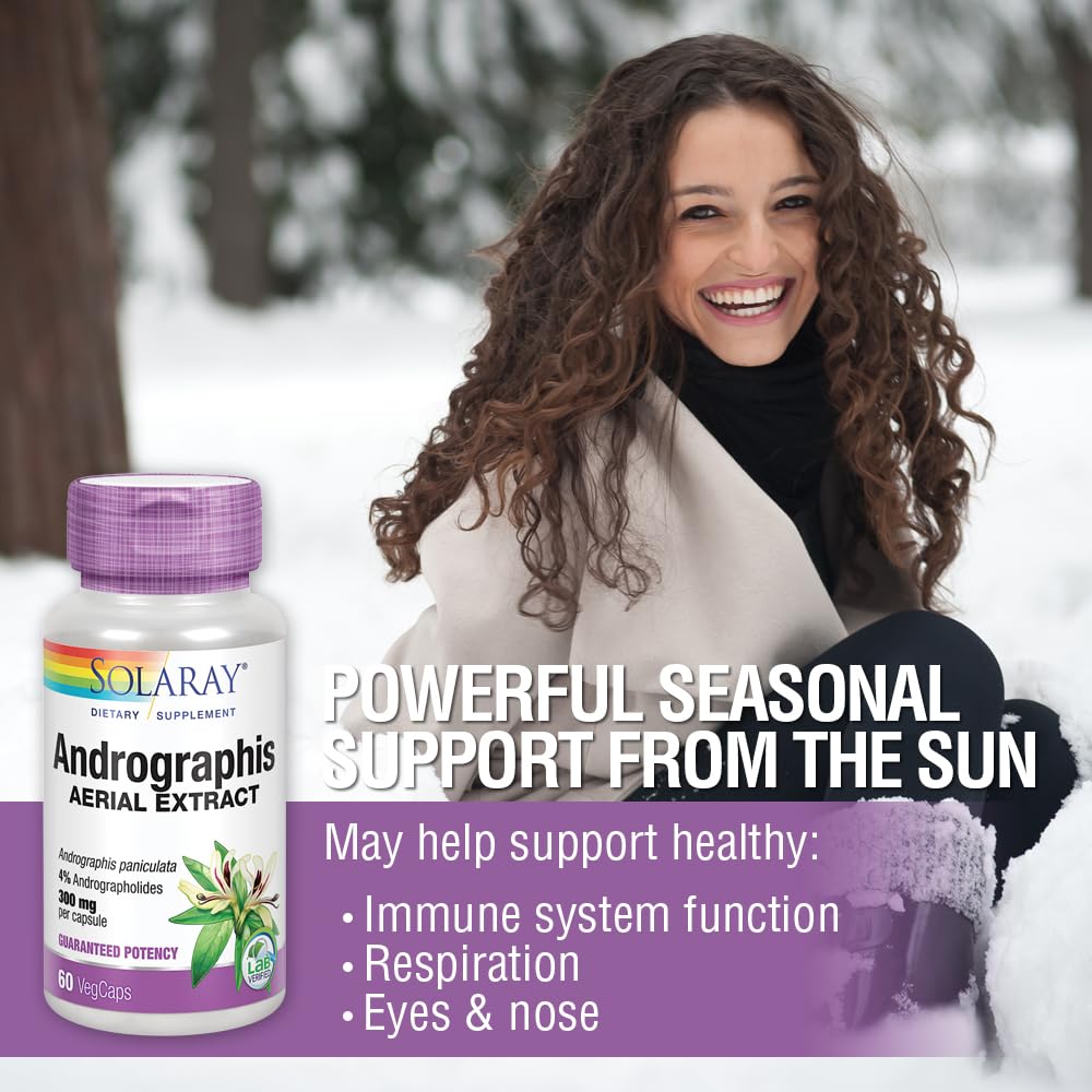 Foto 4 | Suplemento De Extracto Aéreo Solaray Andrographis 600 Mg - Venta Internacional.