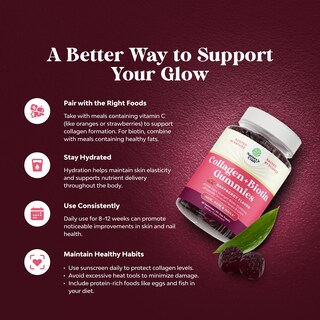 Foto 3 | Gomitas Supplement Natures Craft Para Cabello, Piel Y Uñas, Para Mujeres, 45 Días - Venta Internacional.