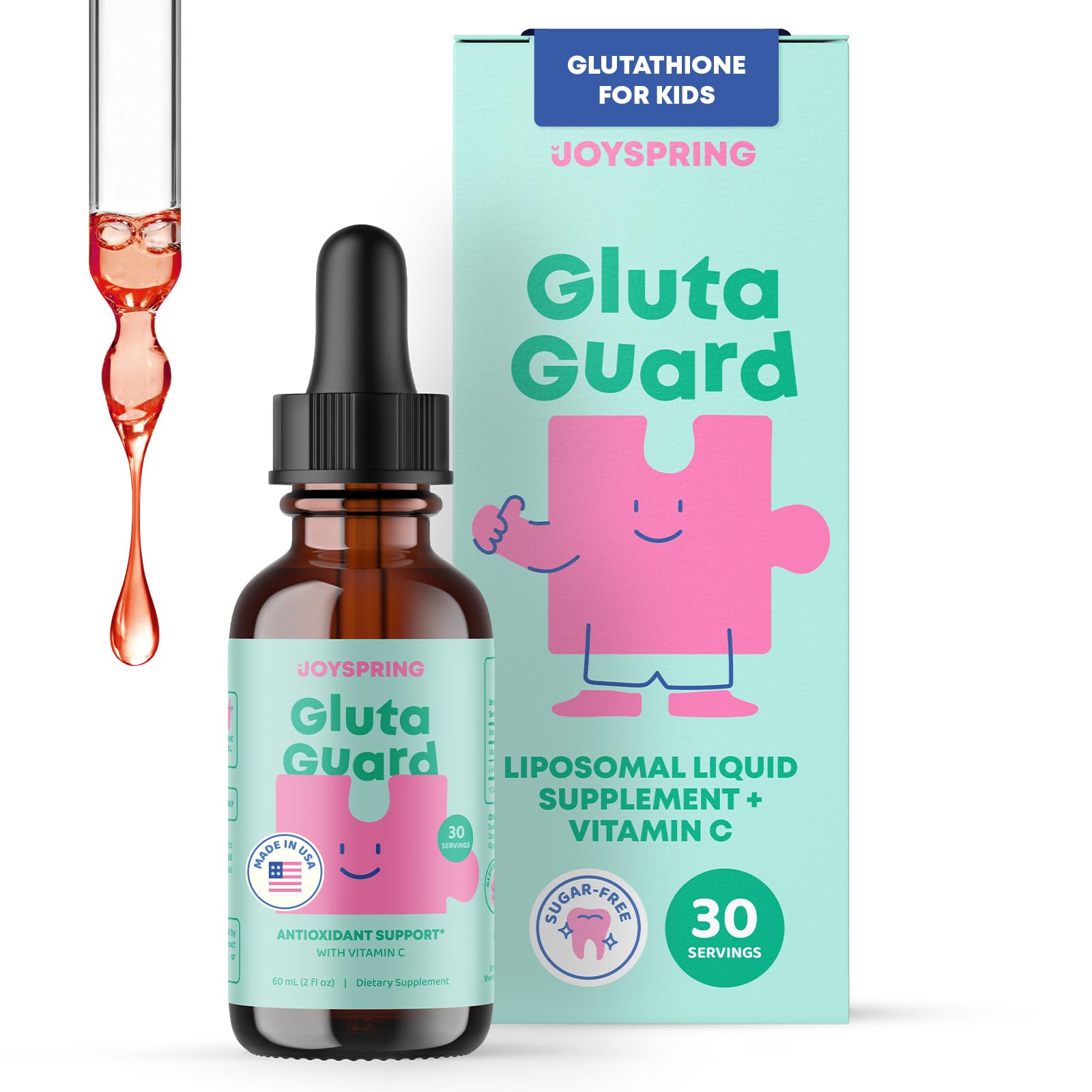 Foto 2 pulgar | Suplemento De Glutatión Liposomal Joyspring 50 Mg Para Niños 60 Ml - Venta Internacional.