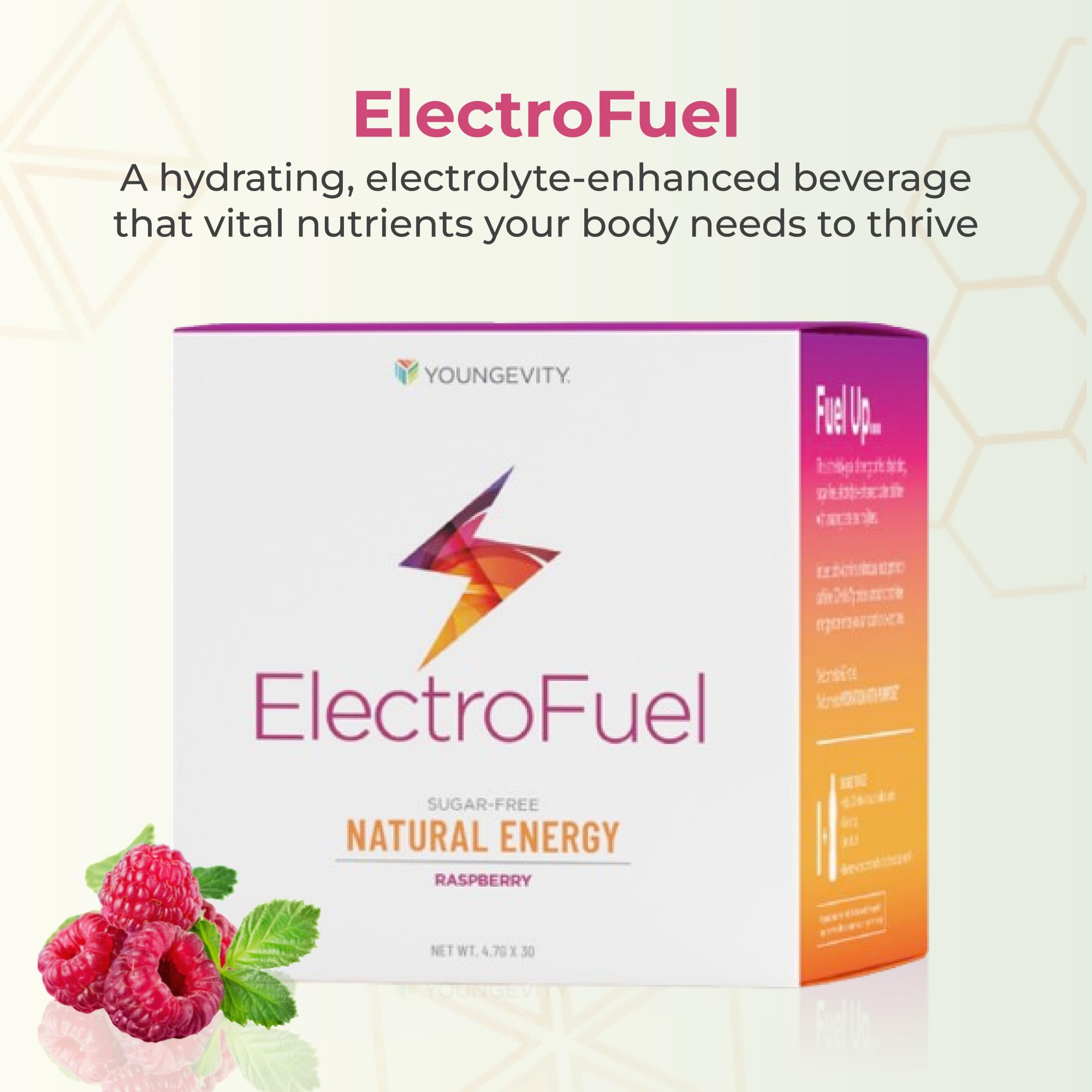 Foto 3 pulgar | Mezcla De Bebidas Energéticas Youngevity Official Electrofuel Raspberry - Venta Internacional.