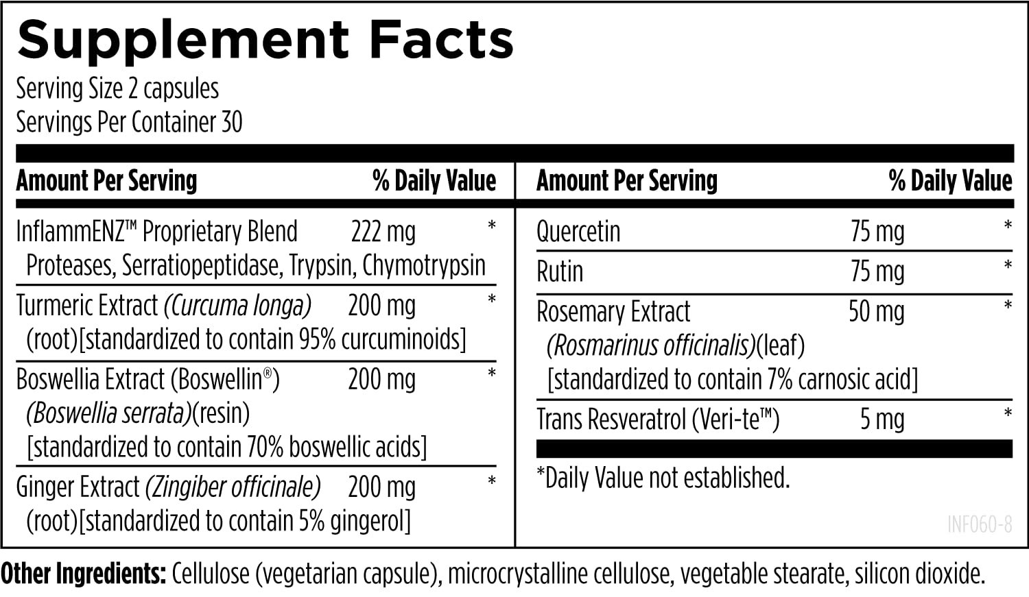 Foto 4 pulgar | Diseños De Suplementos Para La Salud: Cúrcuma Inflamatoria, 60 Cápsulas - Venta Internacional.