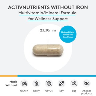 Foto 2 | Suplemento Xymogen Activnutrients Sin Hierro 60 Cápsulas - Venta Internacional.