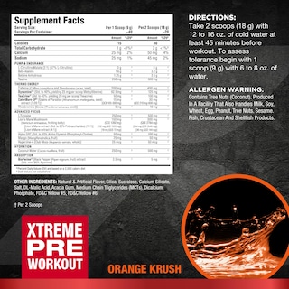 Foto 2 | Allmax Impact Igniter Xtreme Orange Crush 360 G Pre Entrenamiento - Venta Internacional