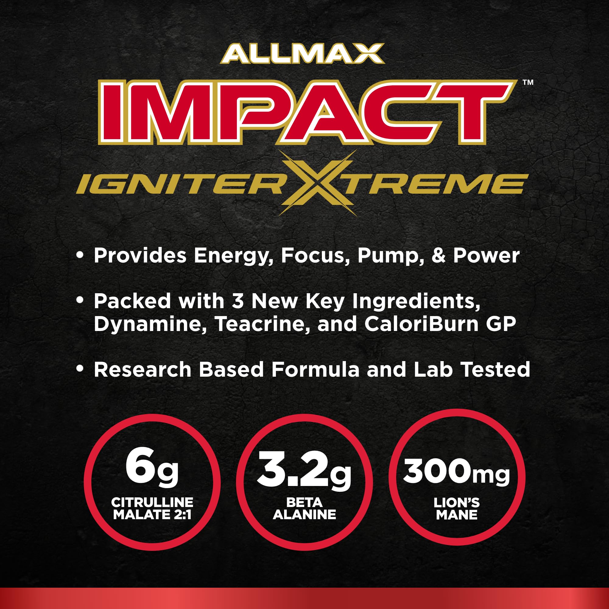 Foto 4 pulgar | Allmax Impact Igniter Xtreme Orange Crush 360 G Pre Entrenamiento - Venta Internacional