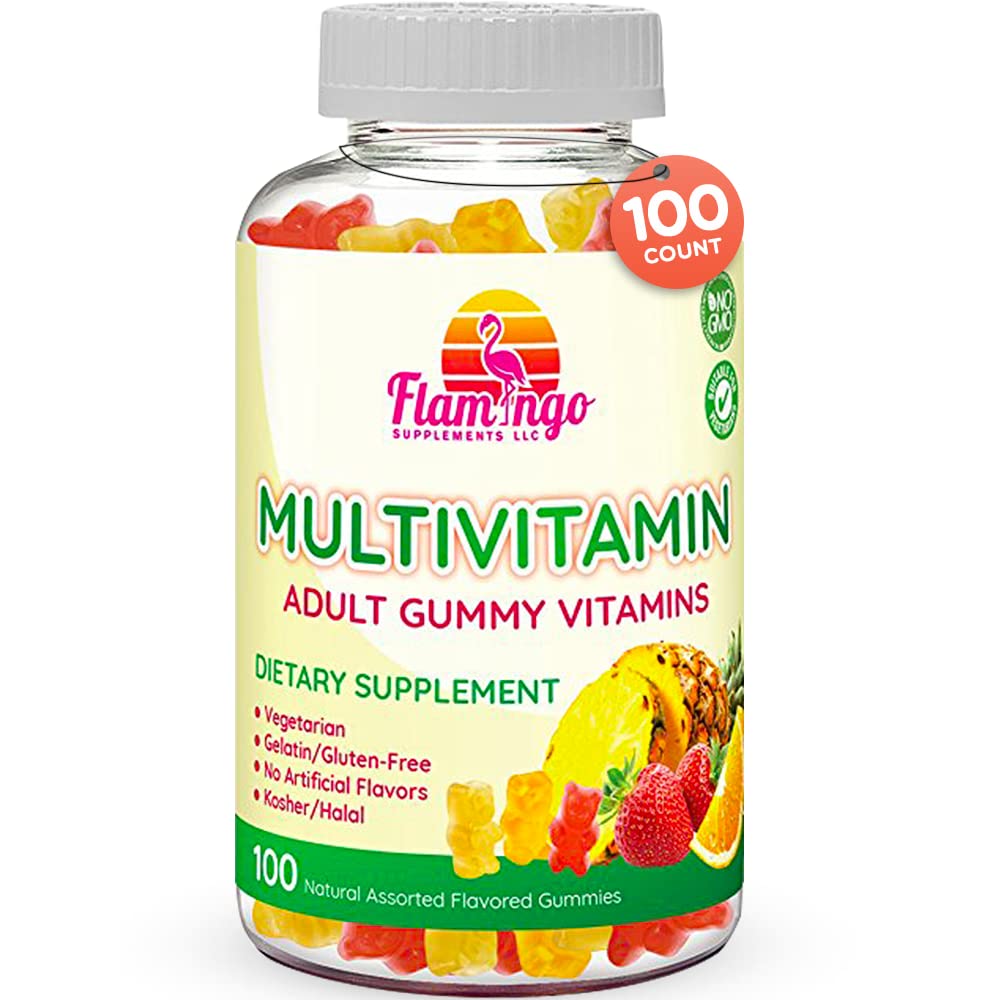 Foto 2 pulgar | Suplementos Flamingo Supplements 100 Gomitas Multivitamínicas - Venta Internacional