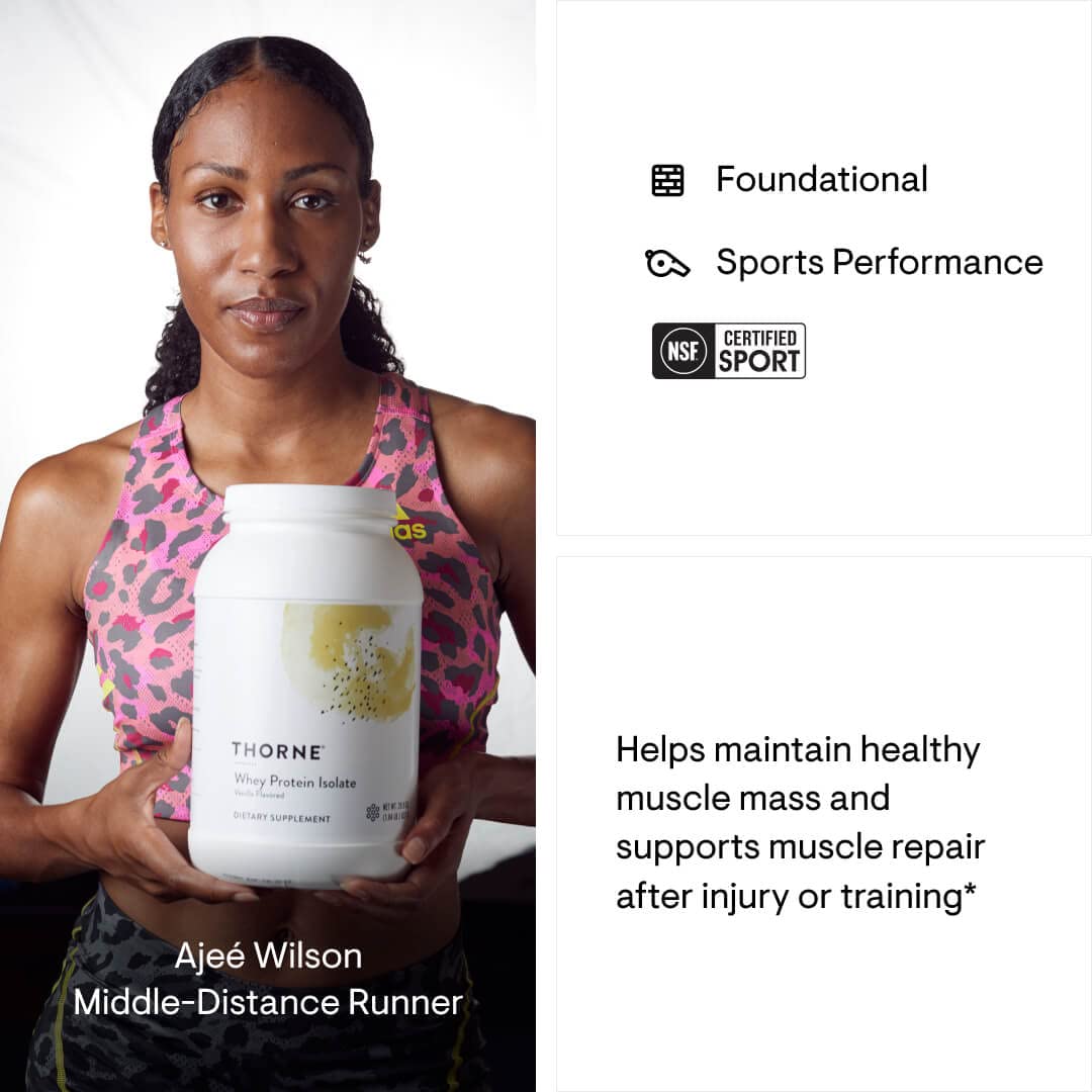 Foto 4 | Proteína de Suero Aislada Thorne Sabor Vainilla 835 g - Venta Internacional