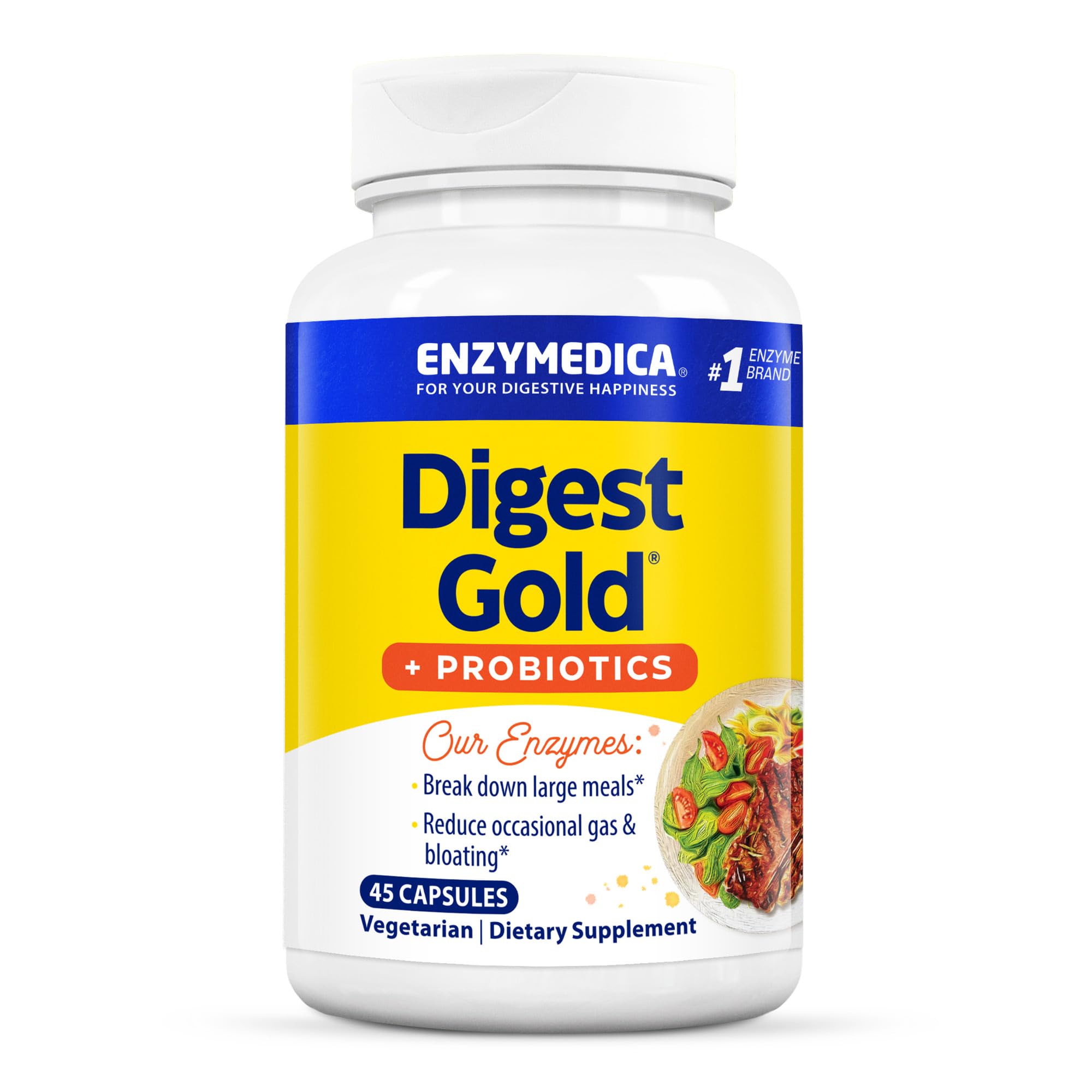 Foto 2 pulgar | Suplemento Enzymedica Digest Gold + Probiotics 45 Cápsulas - Venta Internacional