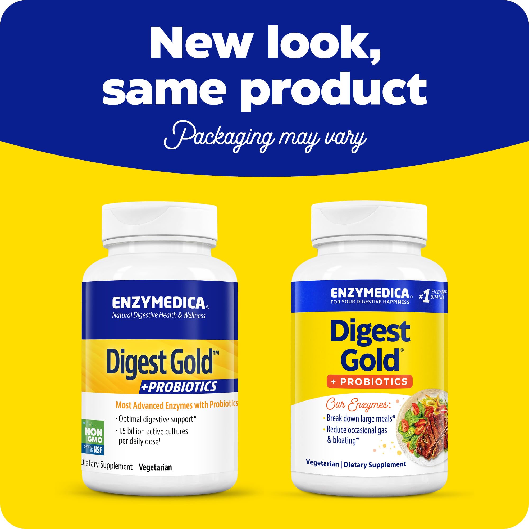 Foto 3 pulgar | Suplemento Enzymedica Digest Gold + Probiotics 45 Cápsulas - Venta Internacional