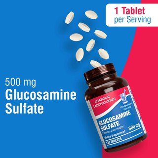 Foto 3 | Sulfato De Glucosamina Anabolic Laboratories 90 Tabletas-Venta Internacional