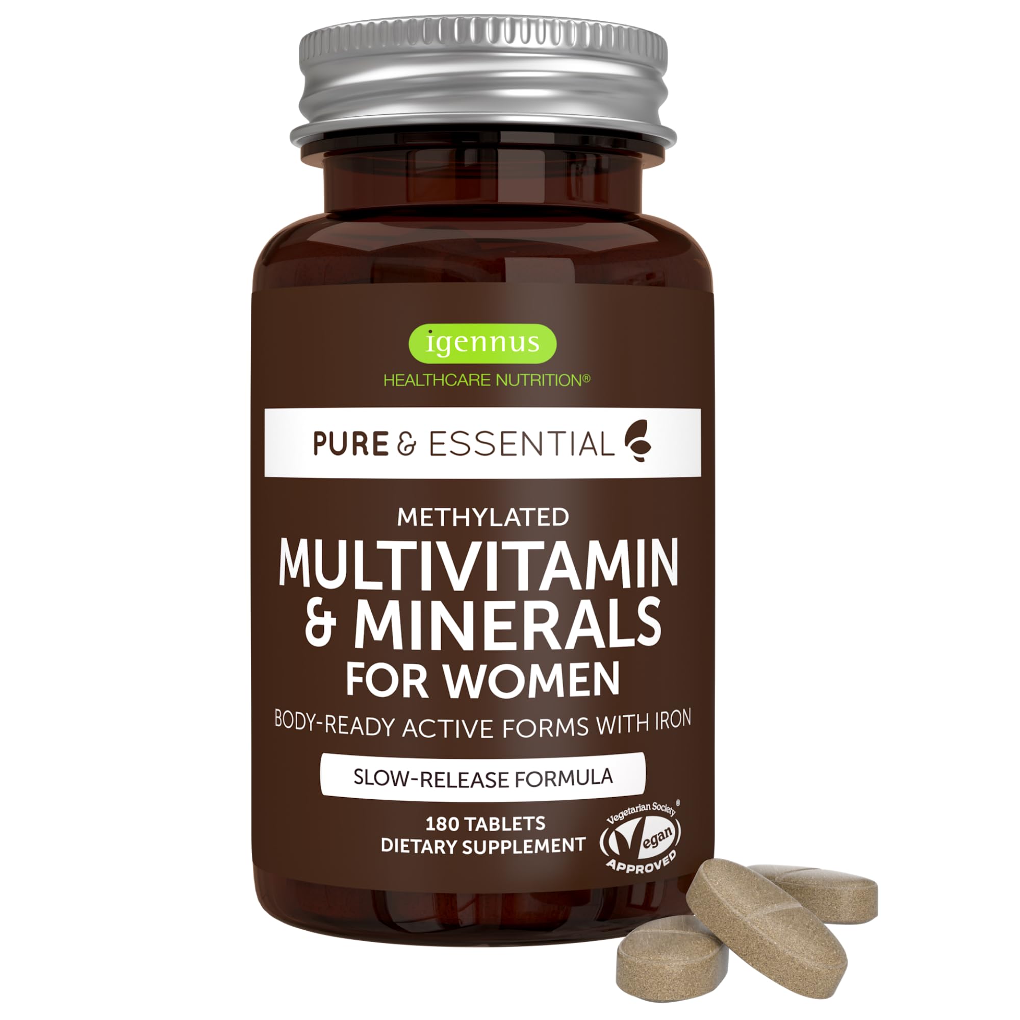 Foto 2 pulgar | Multivitamínico Metilado Igennus 180 Comprimidos - Venta Internacional