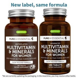 Foto 2 | Multivitamínico Metilado Igennus 180 Comprimidos - Venta Internacional